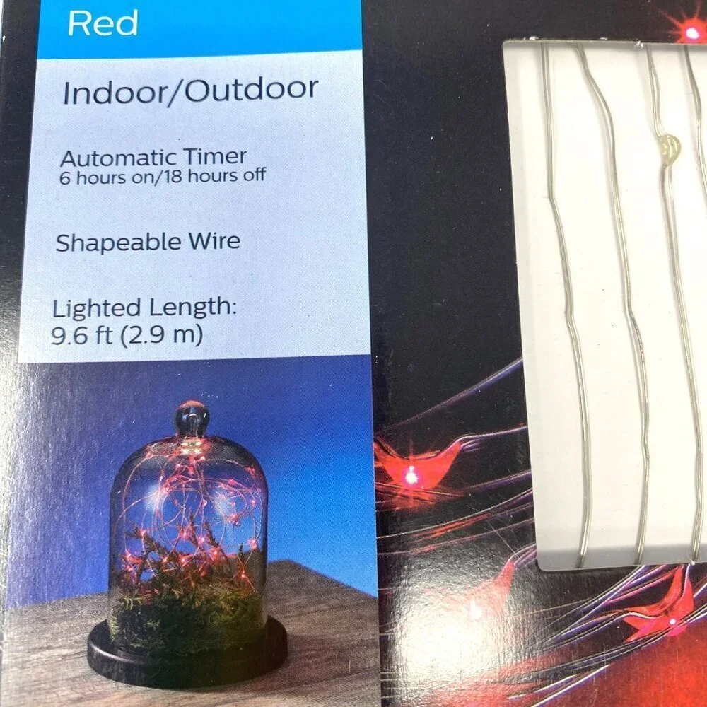 Philips Battery Operated Dewdrop Lights Indoor/Outdoor Decor Various Colors